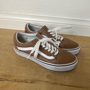 Brown tan vans